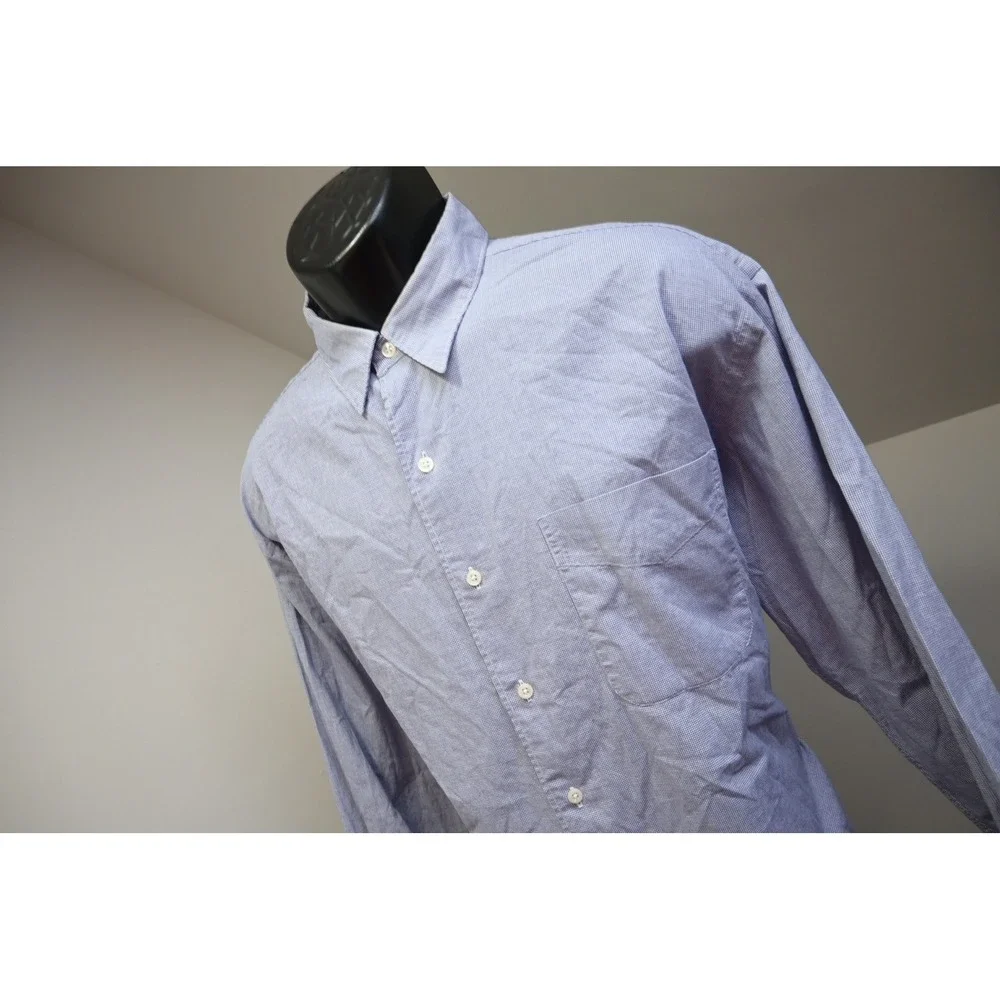 Polo Ralph Lauren Button Down Men XL Blue Plaid Marlowe Cotton Long Sleeve